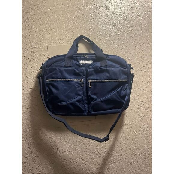 Bella Russo 17” Navy Laptop Bag NEW NO TAGS - Picture 1 of 15